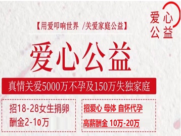 长春捐卵助孕生子 爱心志愿者招募